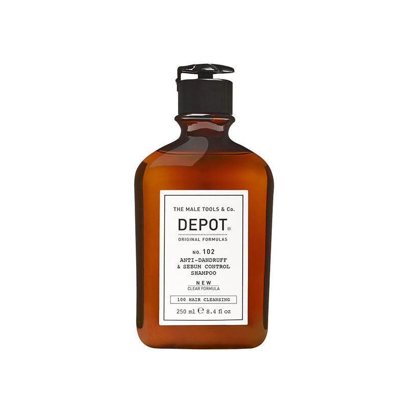 Bottiglia ambrata da 250ml con una etichetta bianca e un tappo flip top nero.