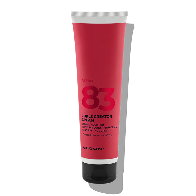 Tubo bianco con sleeve rossa con scritte nere e tappo flip top nero.