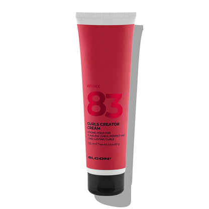 Tubo bianco con sleeve rossa con scritte nere e tappo flip top nero.